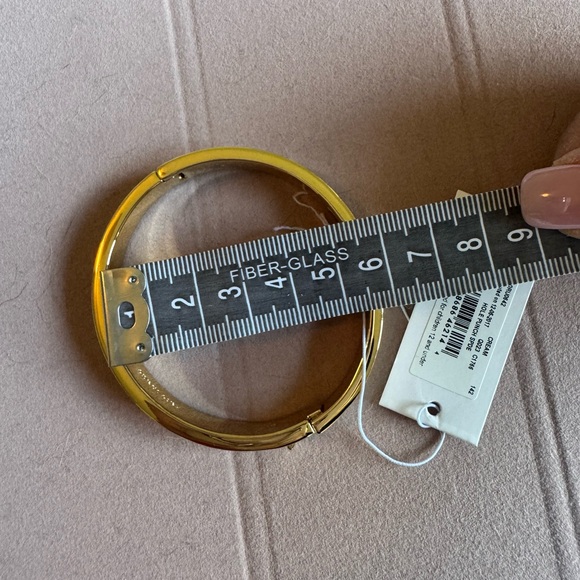 Kate Spade Gold and Cream Bangle Bracelet - Picture 5 of 8